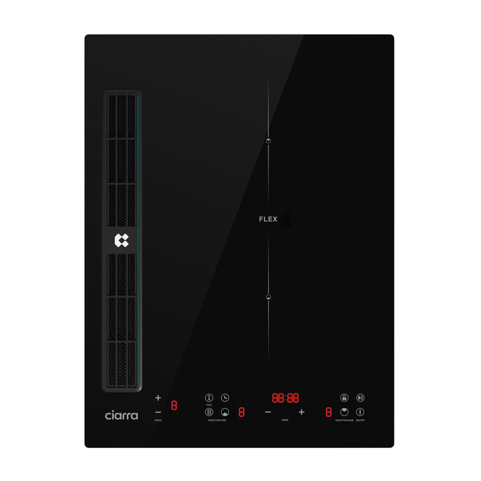 best induction hob with integrated extractor