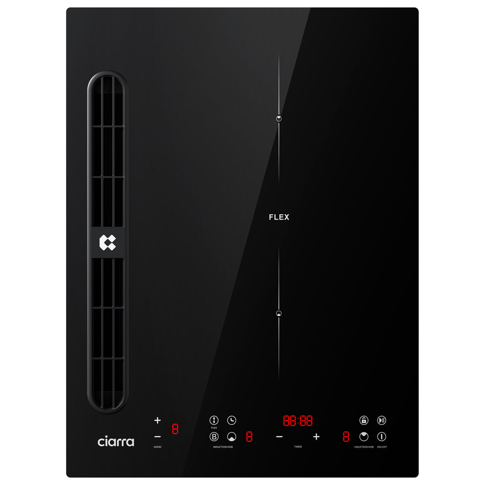 CIARRA ONE World’s First 390mm Compact Induction Venting Hob with Integrated Extractor – Best Built-in Plasma⁺ Extractor Hob CBBEH392BF-OW - Ciarra Appliances Global