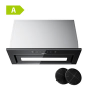 CIARRA 52cm Visor Built-in Cooker Hood, Touch & Wave Control, LED Light CBCB5931B-OW