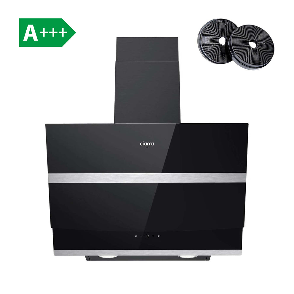 CIARRA Touch Control Angled Cooker Hood 60cm CBCB6736N-OW