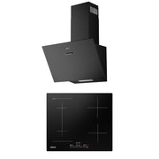 Ciarra 60cm Modern Set: Wall-Mount Hood + 4-Zone Induction Hob