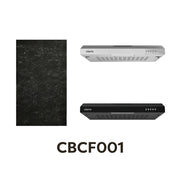 Recirculating Carbon Filter Replacement for Slim Cooker Hoods CBCF001-OW