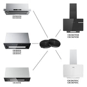 CIARRA Recirculating Charcoal Filter for Cooker Hoods CBCF055-OW