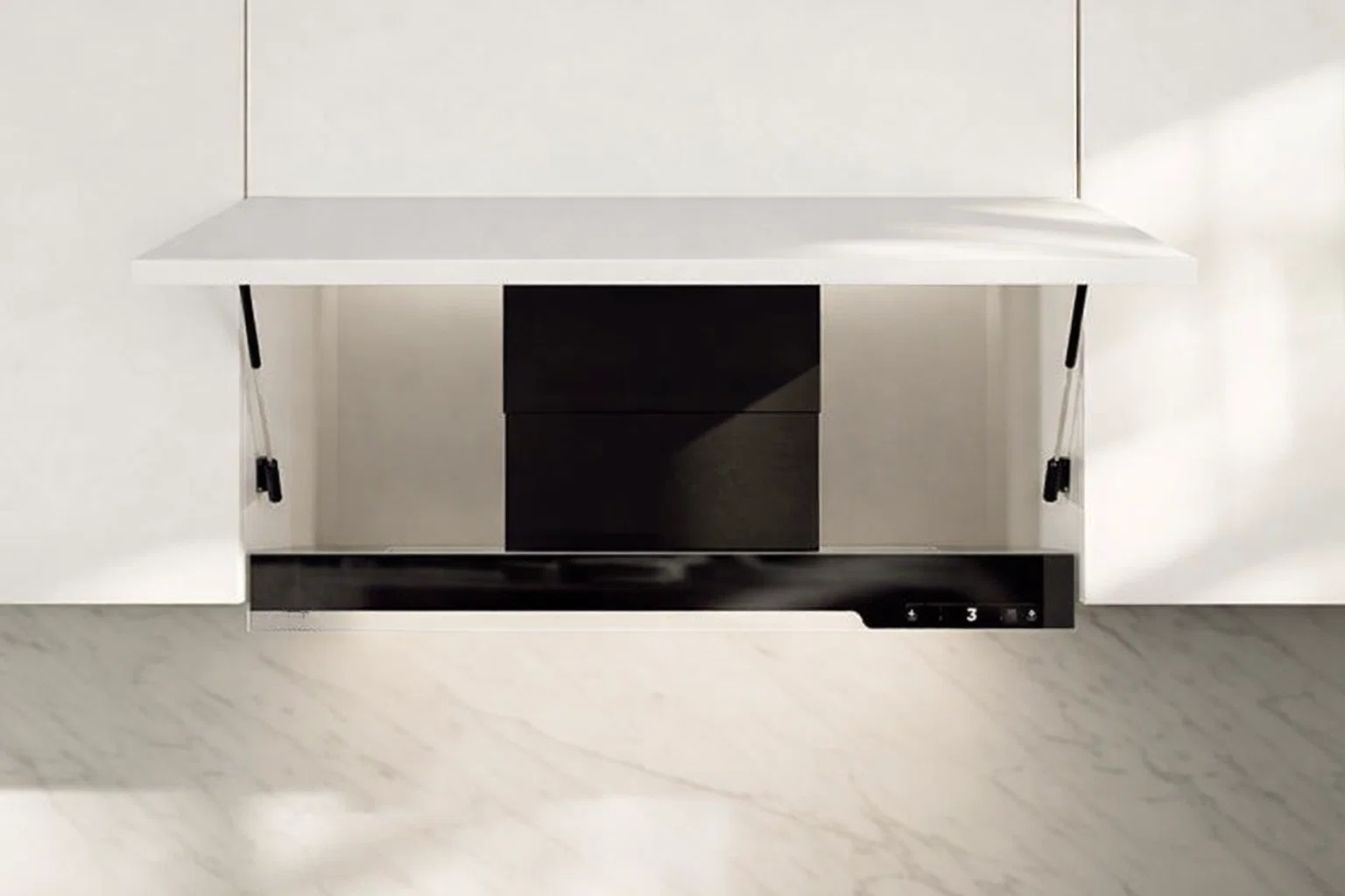 Hidden Built In Cooker Hood: The Key to a Minimalist Kitchen Design
