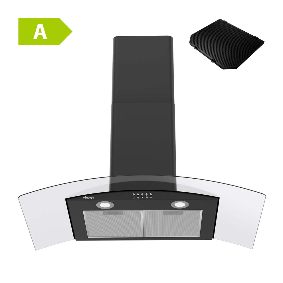 CIARRA 90cm Cooker Hood 650 m³/h CBCB9506B-OW