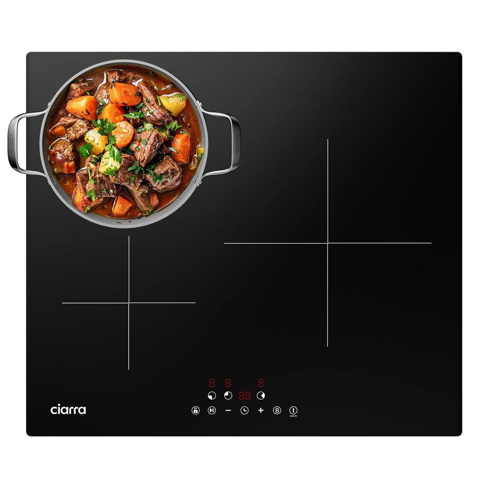 CIARRA Built-in Induction Hob with 3 Zones CBBIH3-OW