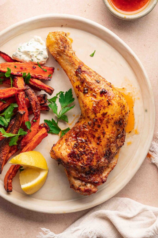 Air Fryer Chicken Wings / Thighs