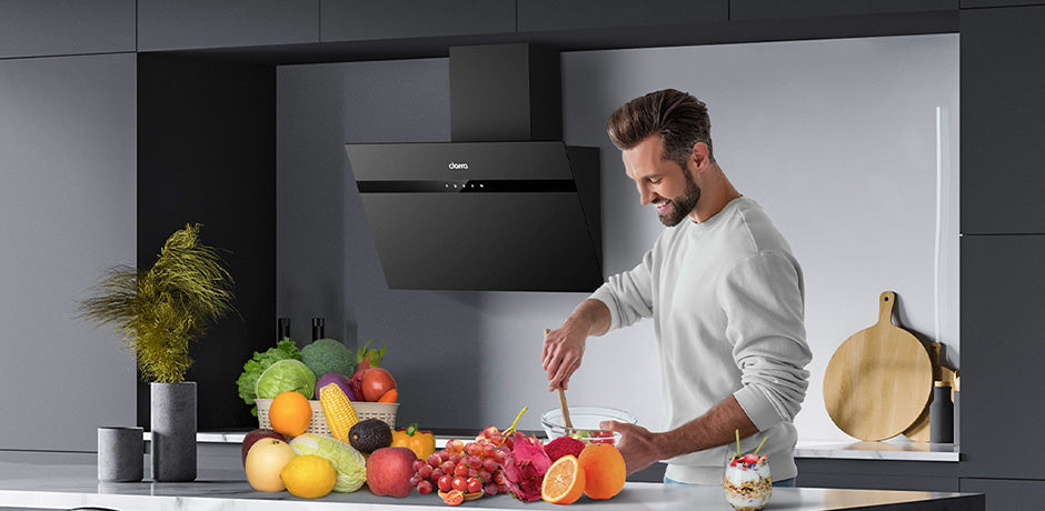 Black Extractor Hood