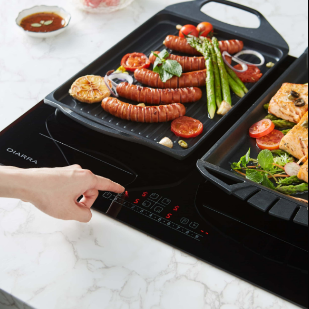 CIARRA launches touch control induction hob with assisted cooking