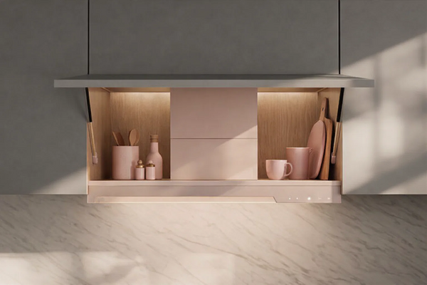Hidden Built In Cooker Hood: The Key to a Minimalist Kitchen Design