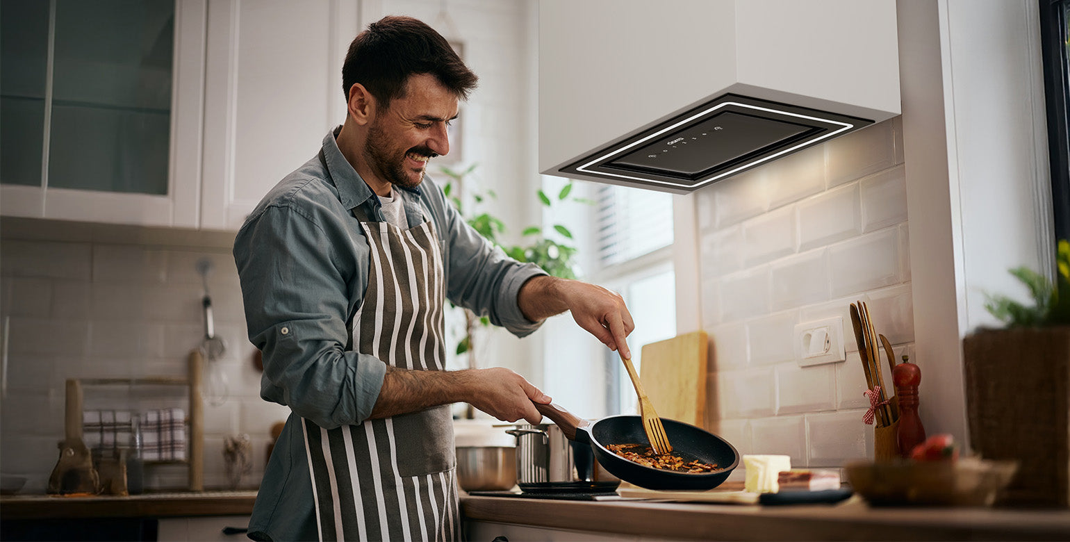 No Wall Vent? Go Recirculating Cooker Hood with Carbon Filter