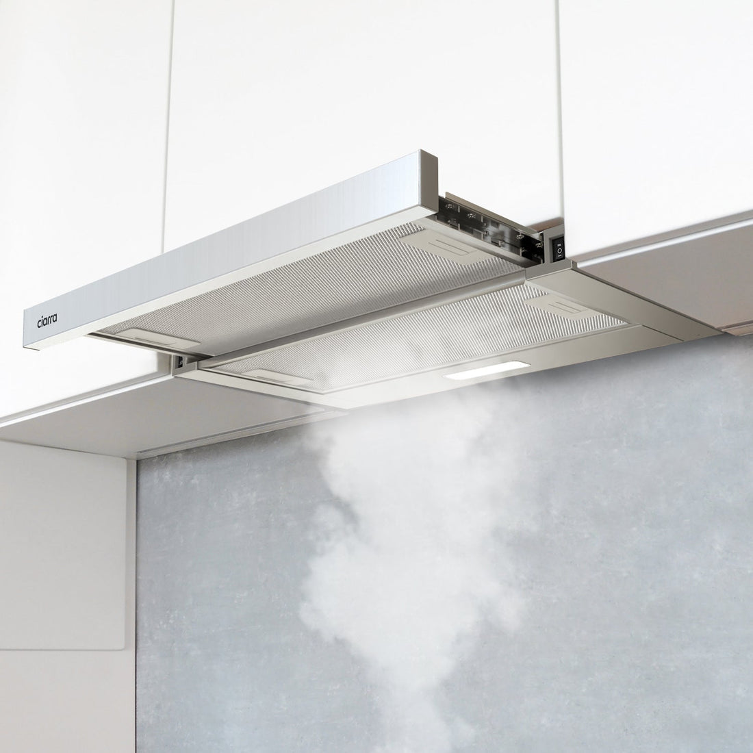 60cm Integrated Cooker Hoods with Carbon Filters