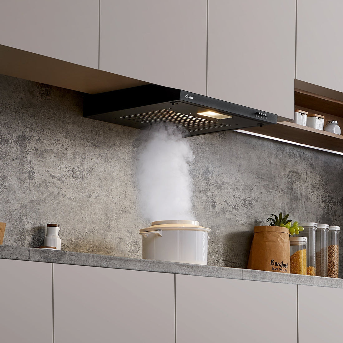 Integrated Cooker Hood