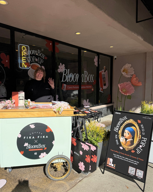 Ciarra BloomBox Pop-Up: Espresso Innovation at Your Fingertips