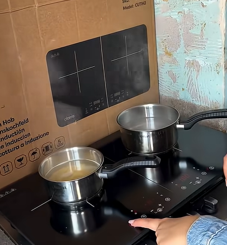 Portable Double Induction Hob for Kitchen Renovation