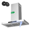 CIARRA 90cm T-Shaped Cooker Hood with Gesture Control, A+++ Energy Rating CBCW9102-W - Ciarra Appliances Global