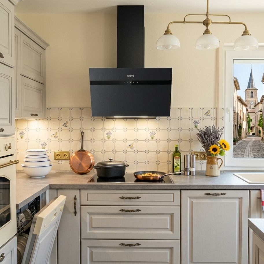ANGLED COOKER HOOD