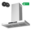 CIARRA 90cm T-Shaped Cooker Hood with Gesture Control, A+++ Energy Rating CBCW9102-W - Ciarra Appliances Global