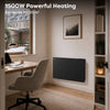 CIARRA 1500W Ceramic Electric Heater with Dual Heating Core