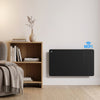 CIARRA Black Wall-Mounted Radiator with Long-Lasting Ceramic Heat