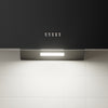 CIARRA 60cm Angled Cooker Hood, A Energy Rated Extractor Hood, 365m³/h Extraction Rate, Black CAB6750 - Ciarra Appliances Global
