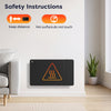 CIARRA Electric Radiator Safety and Usage Instructions