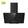 CIARRA 60cm Angled Cooker Hood, A Energy Rated Extractor Hood, 365m³/h Extraction Rate, Black CAB6750 - Ciarra Appliances Global