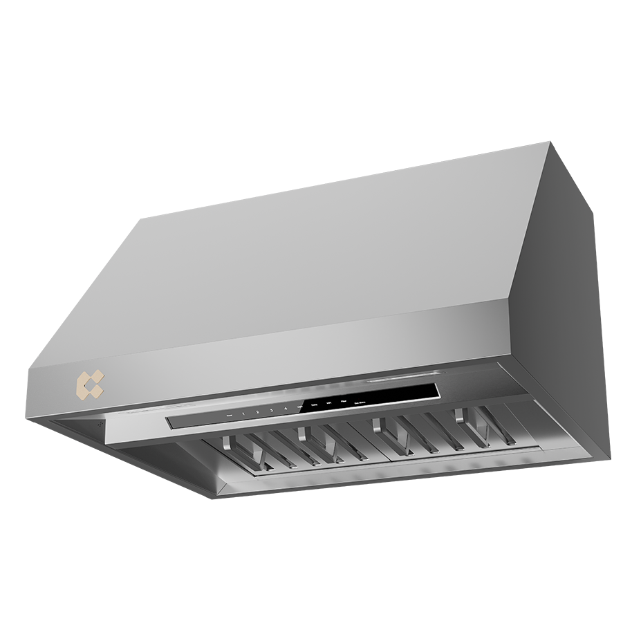 CIARRA Professional Series 30 Inch Under Cabinet Range Hood, 950 CFM High-Performance Ventilation, 4-Speed Smart Control, WiFi & Voice Compatible, Gas Leak Sensor CAS30928A-OW