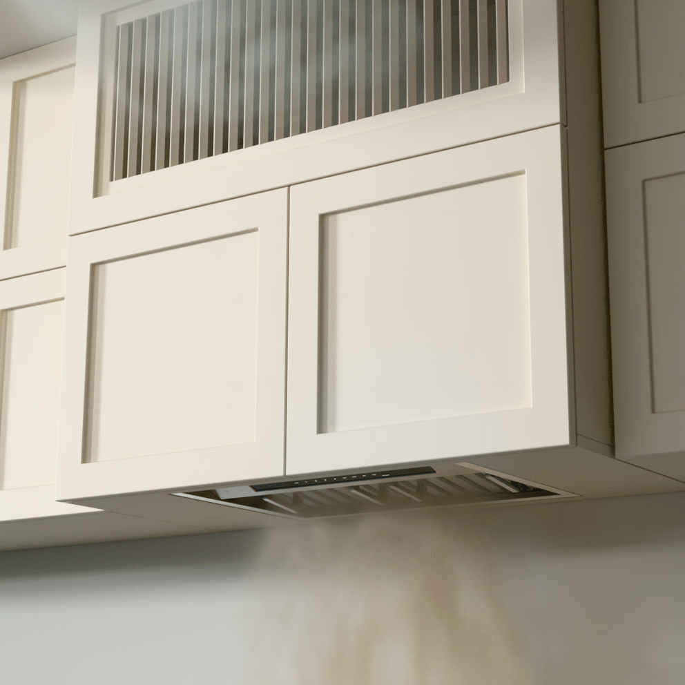 CIARRA Professional Series 34 inch Built-In Range Hood, 950 CFM High-Performance Ventilation, Smart 4-Speed Control, WiFi & Voice Enabled, Gas Leak Detection CAS34927A-OW