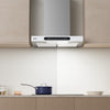 CIARRA 60cm T-Shaped Cooker Hood with Gesture Control, A+++ Energy Rating CBCW6102-W - Ciarra Appliances Global