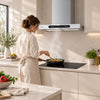 CIARRA 60cm T-Shaped Cooker Hood with Gesture Control, A+++ Energy Rating CBCW6102-W - Ciarra Appliances Global