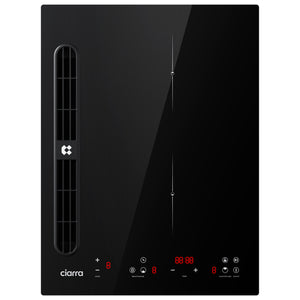 CIARRA ONE World’s First 390mm Compact Domino Induction Venting Extractor Hob – Best Built-in Plasma⁺ Extractor Hob System CBBEH392B-OW - Ciarra Appliances Global