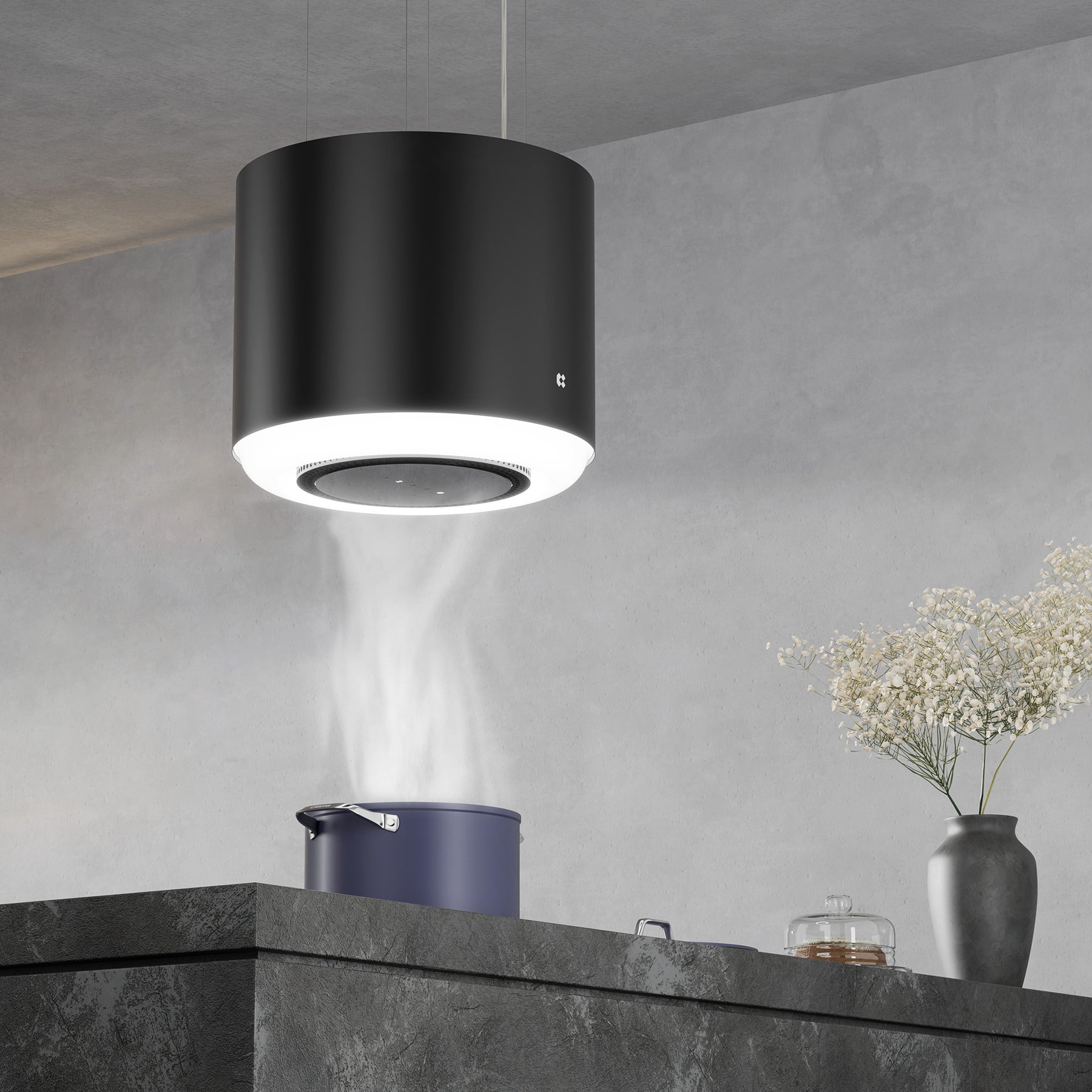 Recirculating Vent Hood No Wall Vent? Go Recirculating Cooker Hood with Carbon Filter – Ciarra
