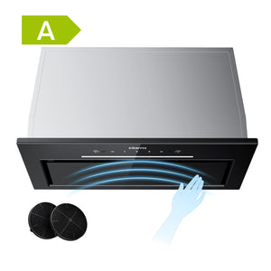 CIARRA 52cm Integrated Built-in Gesture‑Control Cooker Hood, Gesture Sensing Touch-less Feature, LED Light CBCB5931A-OW
