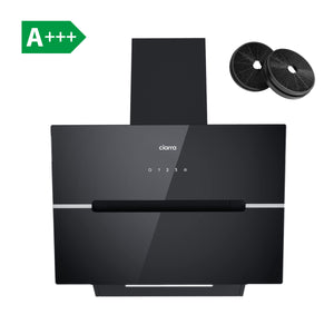 CIARRA 60cm Glass Angled Cooker Hood With Touch Control CBCB6736F-OW