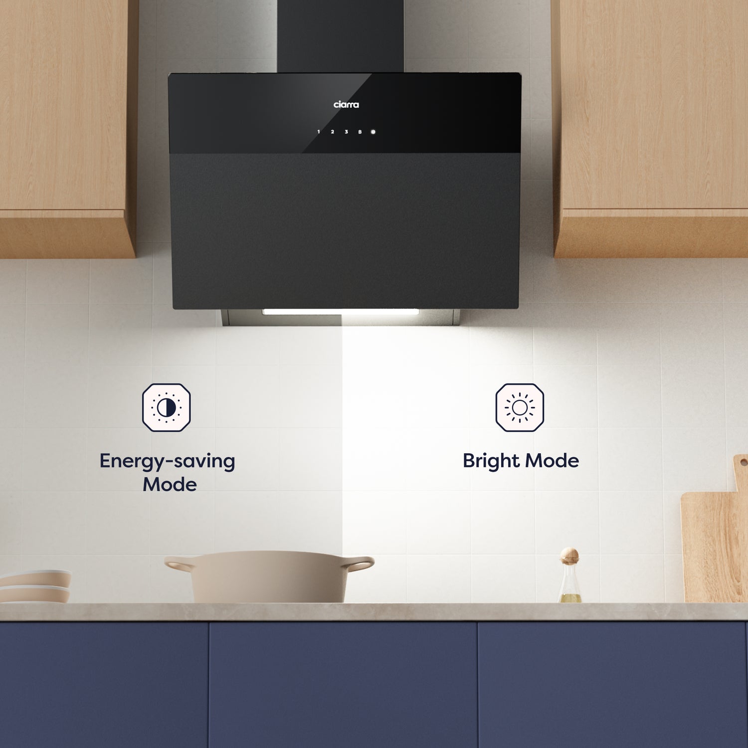 Angled Cooker Hood