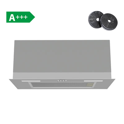 CIARRA 60cm Canopy Integrated Cooker Hood Stainless Steels CBCS6926A-OW