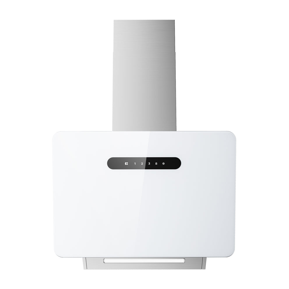 white cooker hood