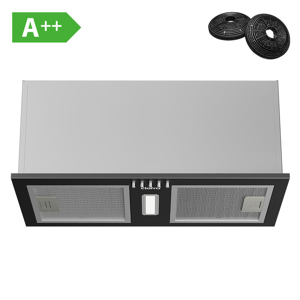 CIARRA Cappa Aspirante Integrata in Acciaio Inox da 52cm CBCB5937A