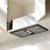 CIARRA A++ black built-in cooker hood with 404m³/h extraction