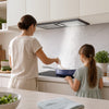 CIARRA A++ black built-in cooker hood with 404m³/h extraction