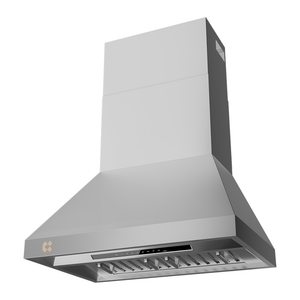 CIARRA Professional Series 42 inch Wall Mount Range Hood, Powerful 950 CFM, 4-Speed Smart Control, WiFi & Voice Compatible, Gas Leak Sensor CAS42313A-OW