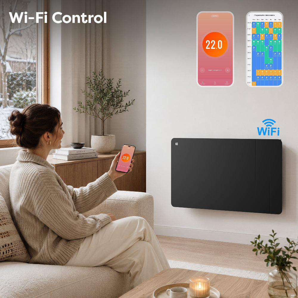 CIARRA Smart WiFi Electric Radiator for Modern Home Heating