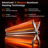 CIARRA X-shaped aluminium heating element