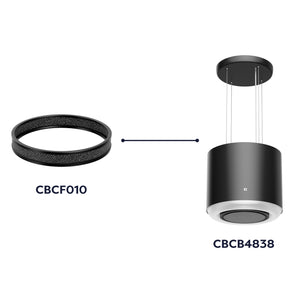 CIARRA Recirculating Charcoal Filter for Cooker Hoods CBCF0010-OW