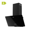 CIARRA 60cm Angled Cooker Hood, A Energy Rated Extractor Hood, 365m³/h Extraction Rate, Black CAB6750 - Ciarra Appliances Global