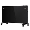CIARRA 2000W WiFi Electric Radiator in Black with X-shaped Aluminium Heating Element