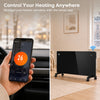 CIARRA 2000W WiFi Electric Radiator with Smart App Control for Remote Heating