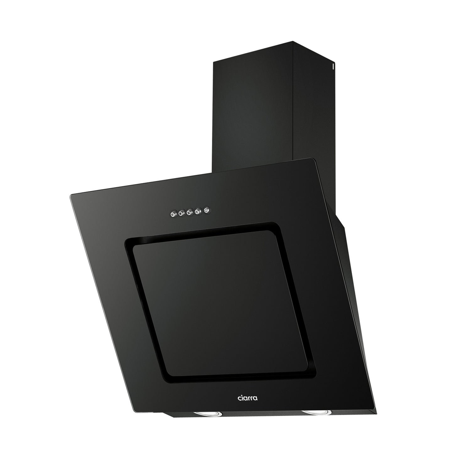 CIARRA 60cm Angled Wall Mounted Cooker Hood CBCB6725-OW