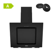 CIARRA 60cm Angled Wall Mounted Cooker Hood CBCB6725-OW